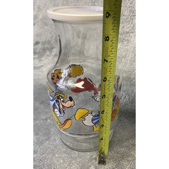 The Walt Disney Productions Mickey & Friends Sports Glass Canister With Lid - Picture 10 of 10